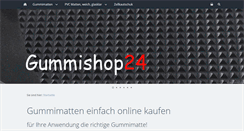 Desktop Screenshot of gummishop24.com