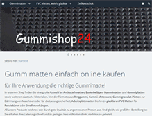 Tablet Screenshot of gummishop24.com